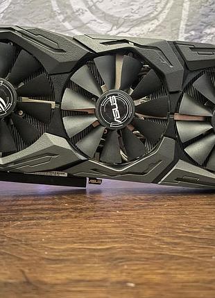 Видеокарта asus rog strix geforce gtx 1080 8gb gaming (strix-gtx1080-8g-gaming) б/у