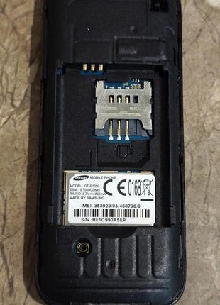 Samsung gt e1050 5