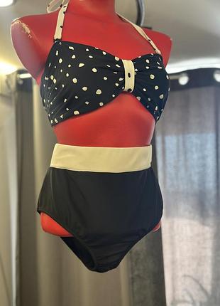 Купальник винтажном стиле, ретро, pin up