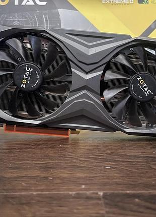 Видеокарта zotac geforce gtx 1080 8gb (zt-p10800i-10p) б/у