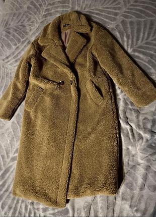 Шуба teddy (тедді) • розмір m–l • довжина 90 см 2