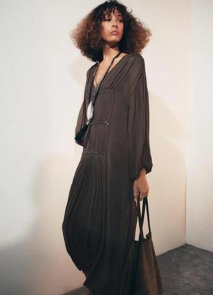 Платье zara в стиле бохо-шик, 100% вискоза, новенькое с бирками rp 129 $