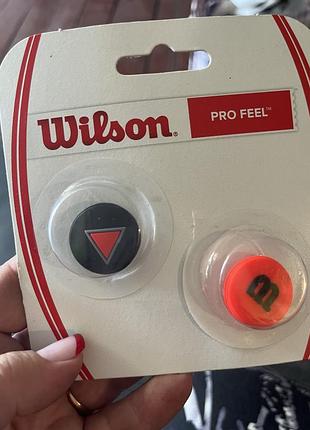 Набор виброгасителей wilson pro feel clash (модель wr8405701001)