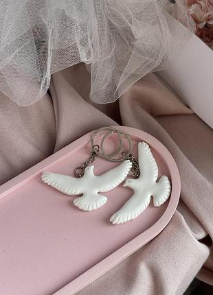 Брелоки горлицы, голуби, птички