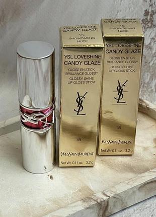 Розкішна зволожуюча помада  блиск для губ yves saint laurent loveshine candy glaze