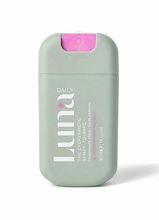 Luna daily everywhere spray to wipe mini 30 мл спрей для очищення тіла без аромату оригінал