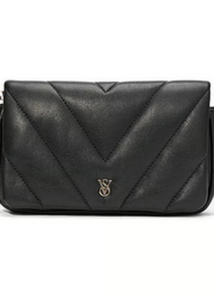 Victoria's secret phone wristlet клатч сумка для телефона кошелек черный