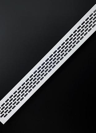 Вентиляционная решетка gtv 480х60 мм, белая