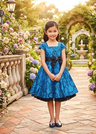 Новое нарядное платье jona michelle (сша), размер 6 лет