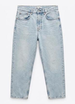 Стильні джинси zara (mom/relaxed fit)