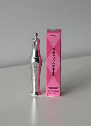 Фіксуючий прозорий стійкий гель фіксатор для брів benefit 24-hr brow setter clear brow gel