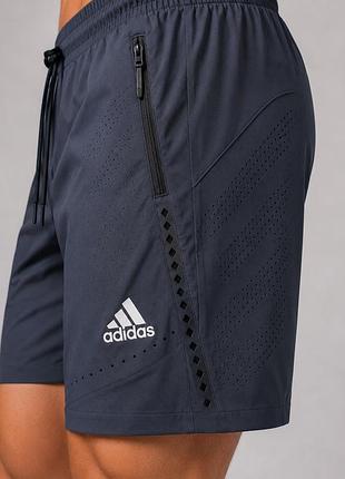 Преміальні чоловічі шорти adidas terrex графіт легкі спортивні мікрофібра стрейч