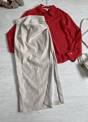 Чудова асиметрична спідниця міді zara