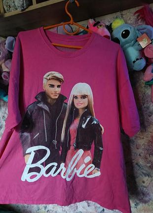 Батал барби футболка яркая интересная barbie