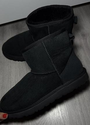 Ugg оригинал мужские угги натуральный замш,оригінальні замшеві чорні уггі ugg
