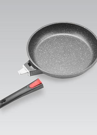 Сковорода со съемной рукояткой granite maestro mr-4928 28 см.