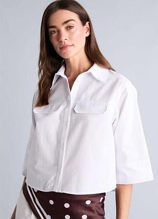 Сорочка zara укорочена абсолютно нова