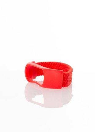 Ремінець для mi band 3/4/5/6 tissue червоний