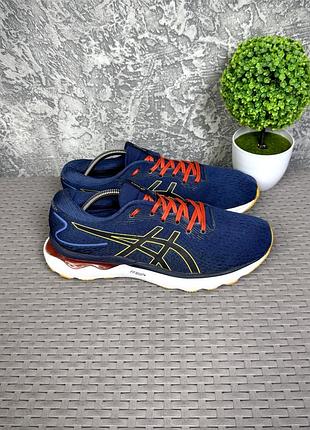 Asics gel-nimbus 24 кроссовки 44 размер спортивные синие