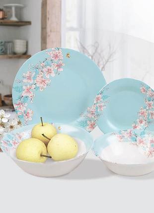 Столовый сервиз maestro spring mood mr-30062-19s 19 предметов на 6 персон.