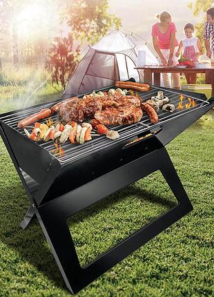 Складной портативный мангал bbq grill maestro mr-1011
