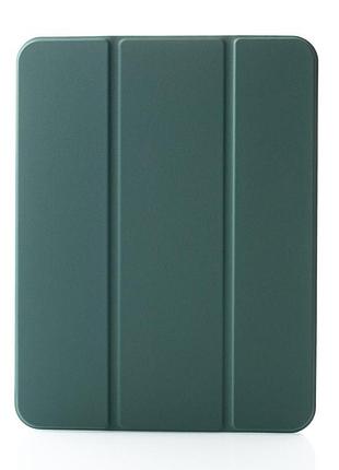 Чехол из искусственной кожи smartcover для планшета apple ipad 10.9 (2022) wi-fi темно зеленый