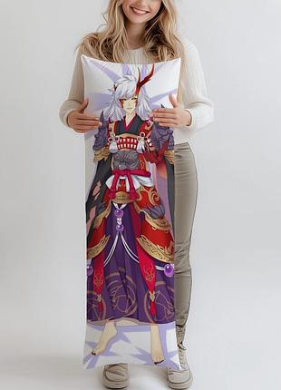 Дакімакура onmyoji ibaraki douji, (подушка обіймашка) 120*40 см