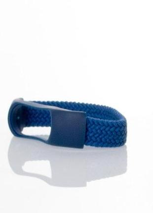 Ремінець для mi band 3/4/5/6 tissue темно-синій