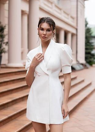 Коктейльне плаття belle grace 🌸 арт.589, молочний m