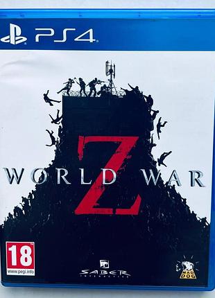 World war z, б/в, російські субтитри - диск для playstation 4