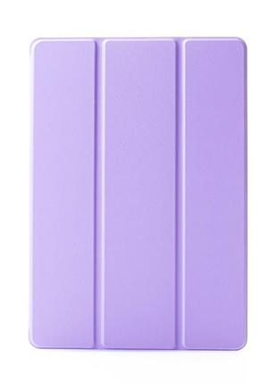 Чехол из искусственной кожи smartcover для планшета samsung galaxy tab s9 / s9 fe / s10 / s10 fe фиалковый