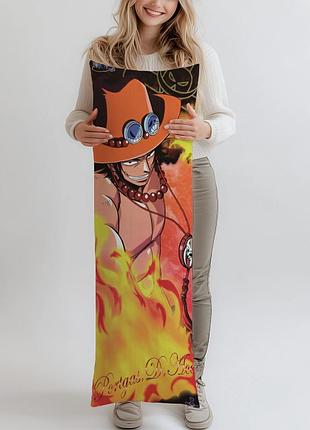Дакимакура one piece - sanji 2, (подушка обнимашка) 120*40 см