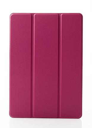 Чехол из искусственной кожи smartcover для планшета samsung galaxy tab s9 / s9 fe / s10 / s10 fe малиновый
