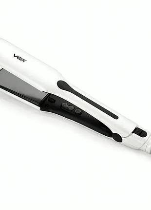 Плойка випрямляч vgr v556 утюжок для вирівнювання волосся 100-230°c