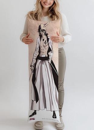 Дакимакура bleach ulquiorra schiffer, (подушка обнимашка) 120*40 см
