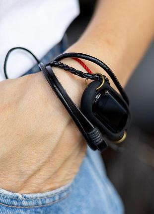 Ремінець для mi band 5/6 hippie коричневий