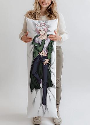 Дакимакура danganronpa komaeda, (подушка обнимашка) 120*40 см