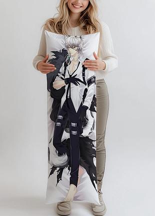 Дакімакура arknights enciodes silverash 2, (подушка обіймашка) 120*40 см