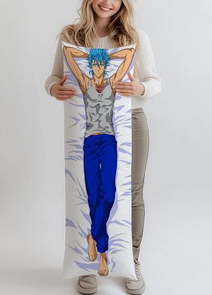 Дакимакура grimmjow bleach, (подушка обнимашка) 120*40 см