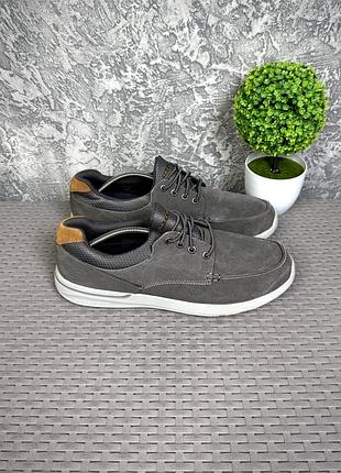 Skechers relaxed fit кроссовки туфли 47 размер серые