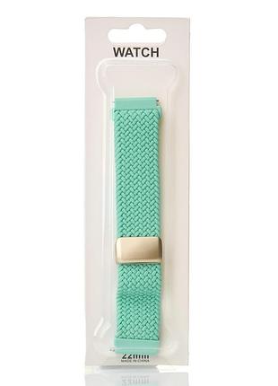 Ремешок для часов universal "nylon braided magnetic" 22 мм mint