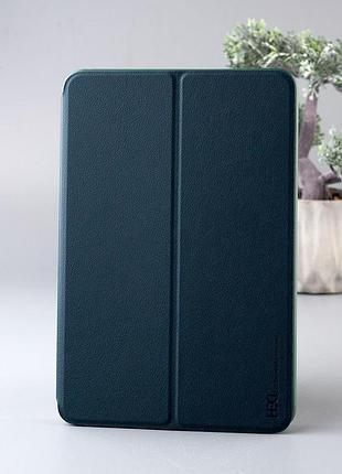 Чехол из искусственной кожи hdd premium leather (htl-11) для планшета ipad pro 12.9 темно-зеленый