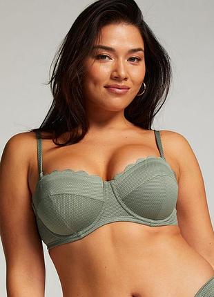 Бюст купальний трансформер пушап анжеліка хакі hunkemoller 75b