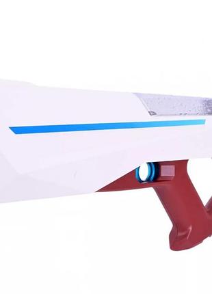 Водный пистолет solar cybergun игрушечный пистолет с водой для детей от 8 лет дальность 8-10 м бак 300 мл белый с красным