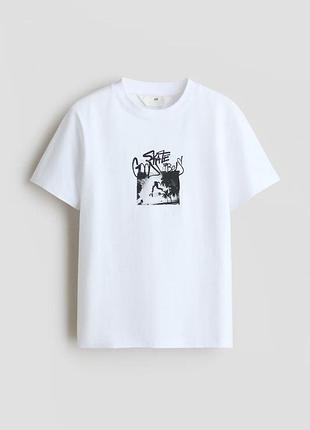 Футболка з принтом h&m