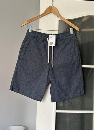 Чоловічі шорти h&m синього кольору