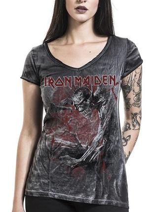 Футболка рок мерч iron maiden