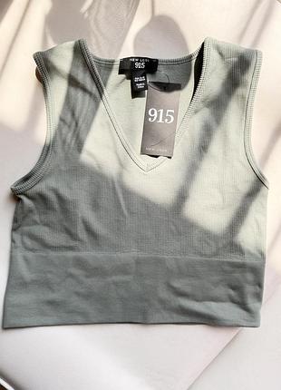 Новий кроп-топ в рубчик new look 915
