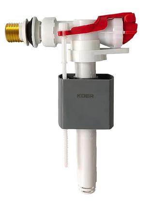Арматура наполняющая koer kt-0105-1/2" с боковой подводкой и латунной резьбой 1/2" (kr5334)