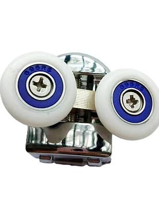 Ролики для душових кабін подвійні колеса mixxus premium rollers scp01-1 chrome верхні (23mm для diverse sc01, sc02, sd01) (mi7161)